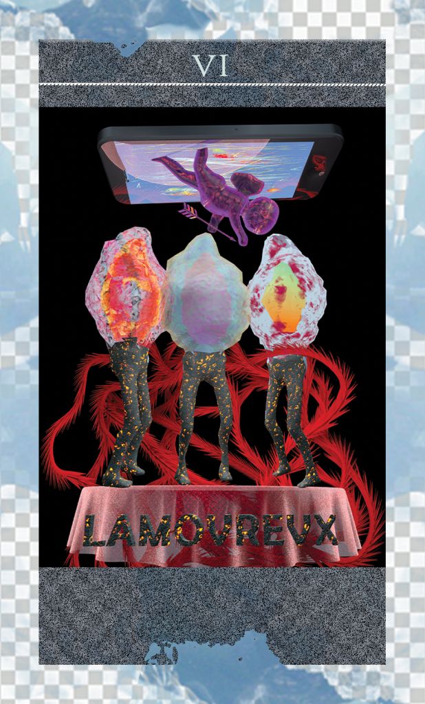 Taietzel ticalos, lucrare The TechnoVision Deck sau romana Pachetul de cărți de tarot TechnoVision