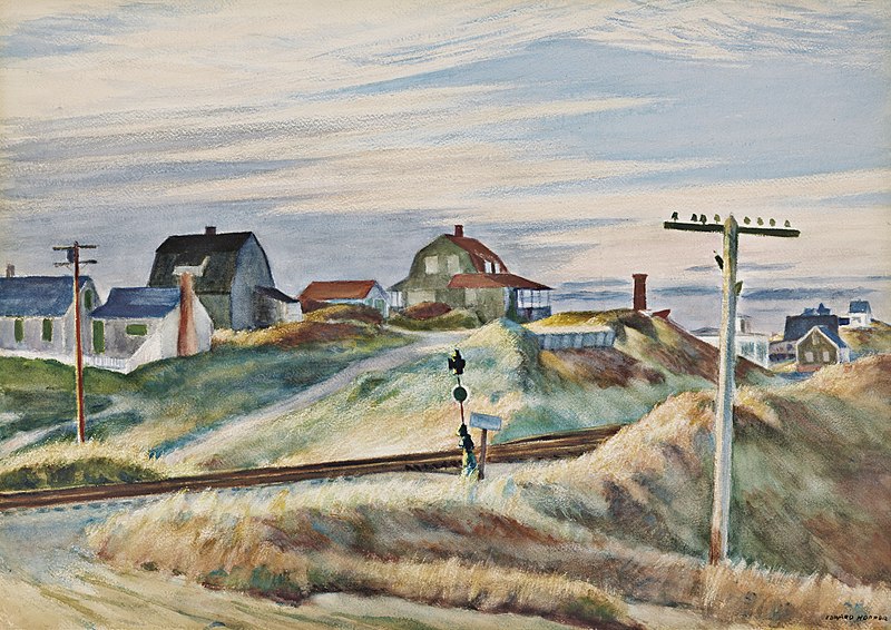 Edward Hopper, Cottages at North Truro (1938)