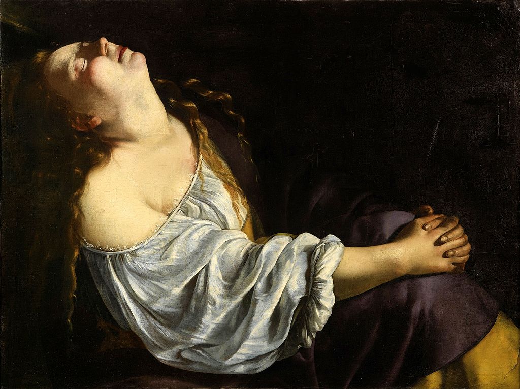 Artemisia_Gentileschi, Maria Magdalena în extaz