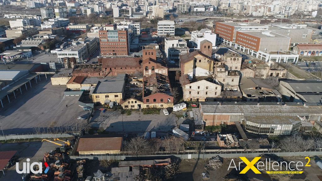 Latura de vest din Salonic, clădiri abandonate