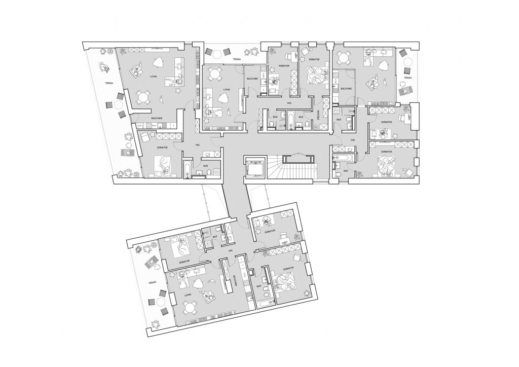 Origami Residence - Plan etaj curent