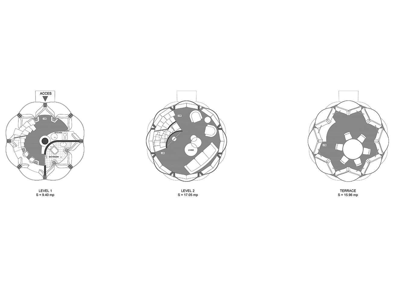 NIVEL 1 + 2 + TERASA