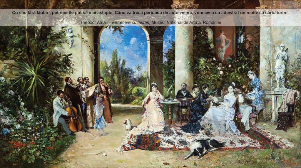 Theodor Aman, "Petrecere cu lăutari", MNAR