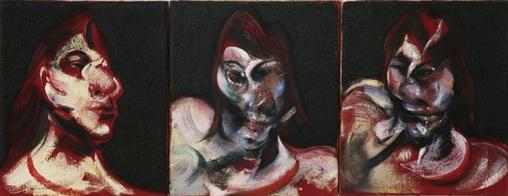 Three Studies for the Portrait of Henrietta Moraes, 1963