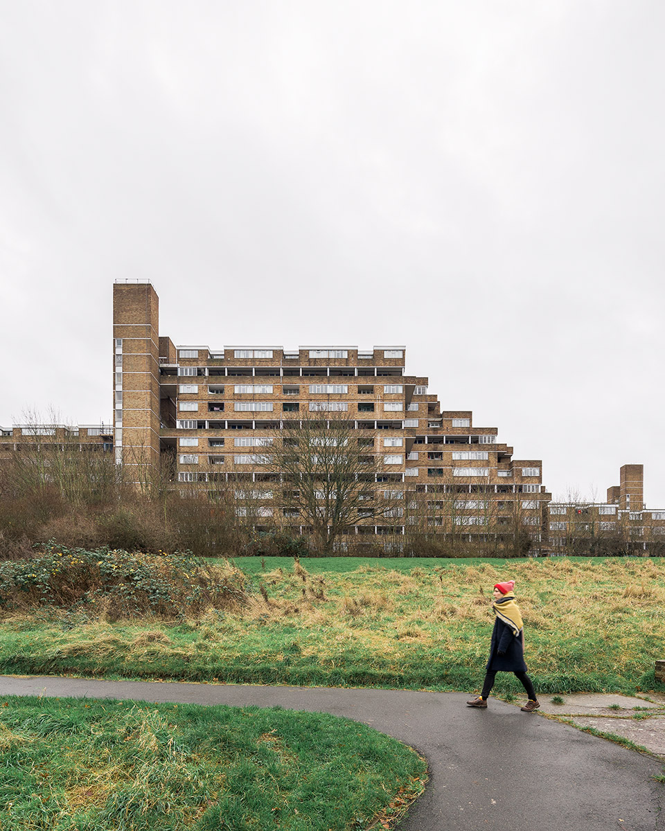 Dawson’s Heights Estate, Londra. Arhitect: Kate Macintosh (1972)