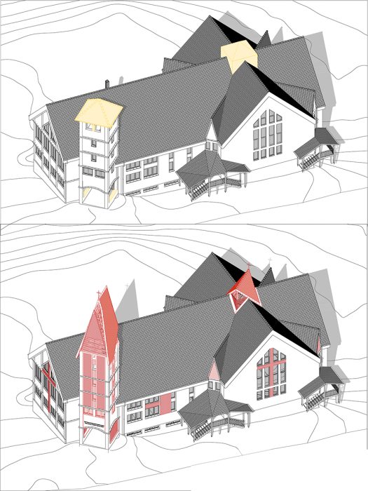 Refacere, supraînălțare, iluminare arhitecturală și dotare