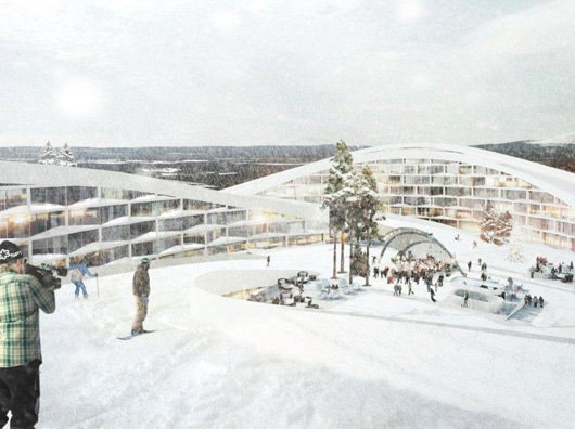 Koutalaki Ski Village în Laponia – un nou proiect semnat de BIG