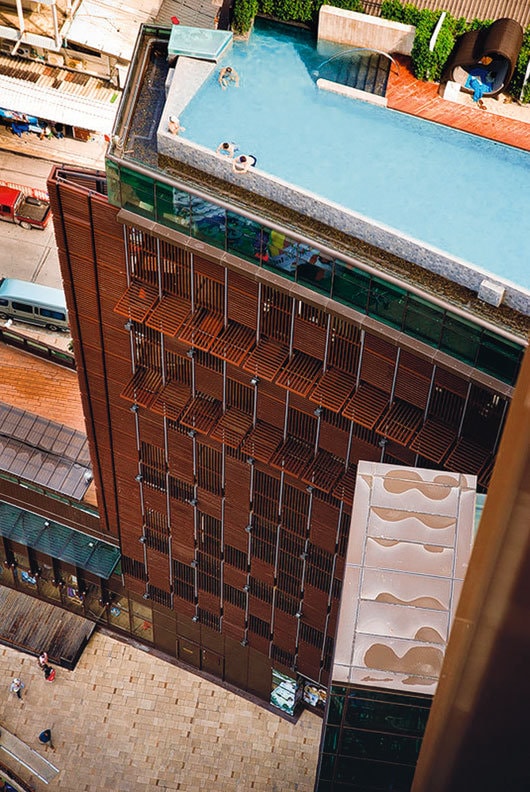 Pattaya. Grădina de la etajul 17