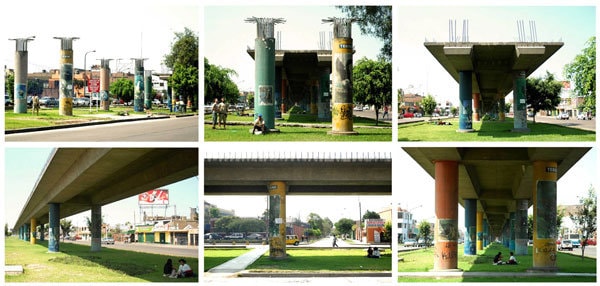 Leagăne şi scrâncioburi sub calea ferată