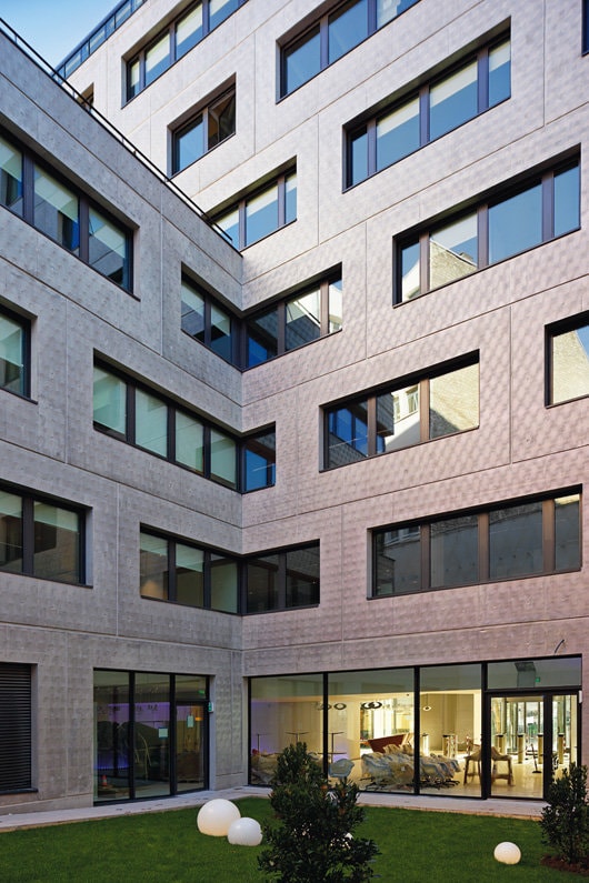 Origami building. Manuelle Gautrand