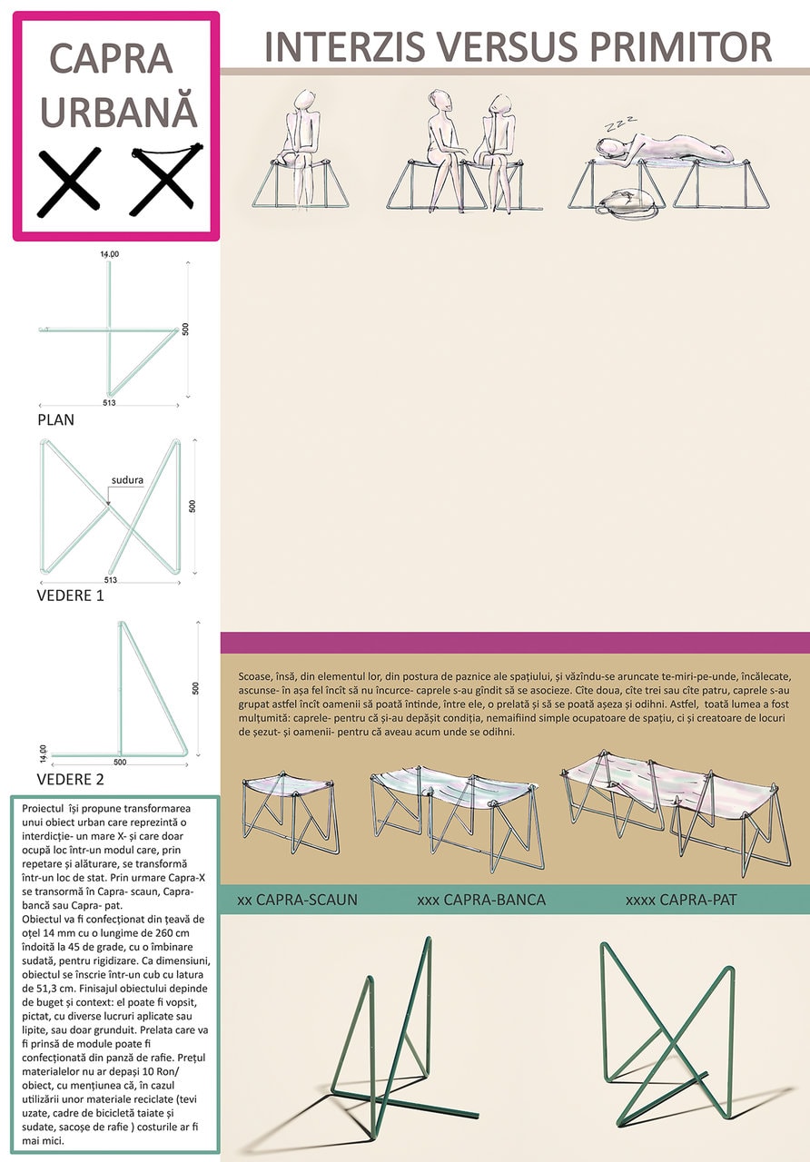 Rezultatele concursului de design (de obiect) Capra Urbană. Igloo
