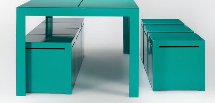 Mesele colorate şi versatile create de Jennifer Newman