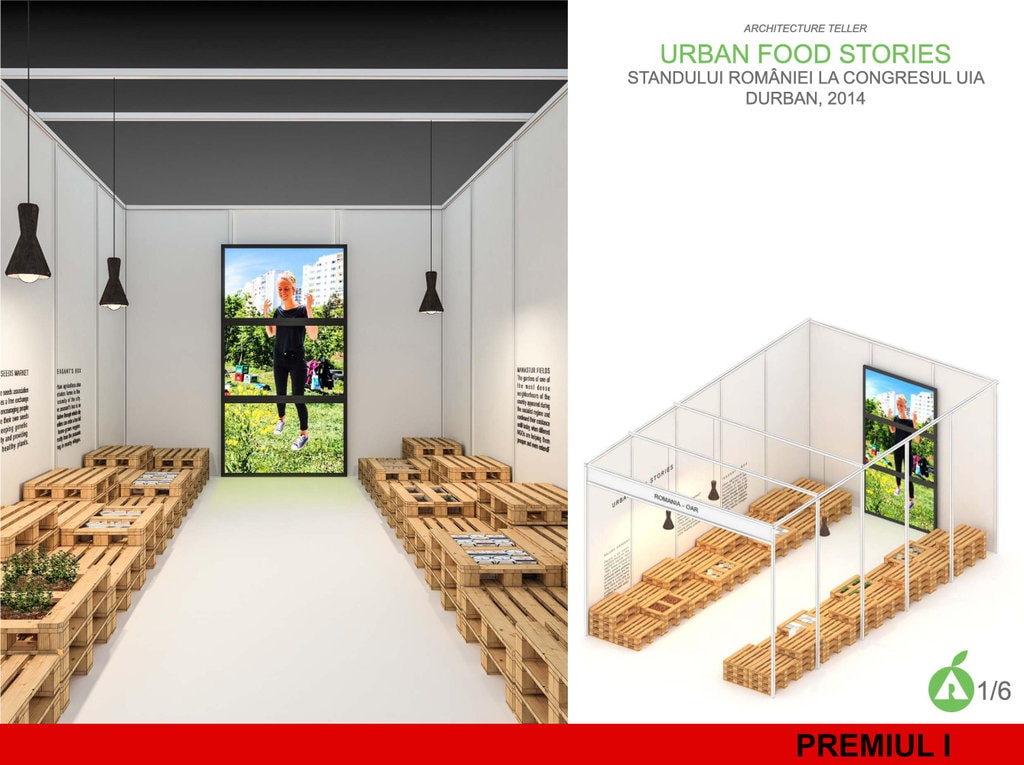 Rezultatele concursului pentru designul standului României la Congresul UIA, Durban, 2014