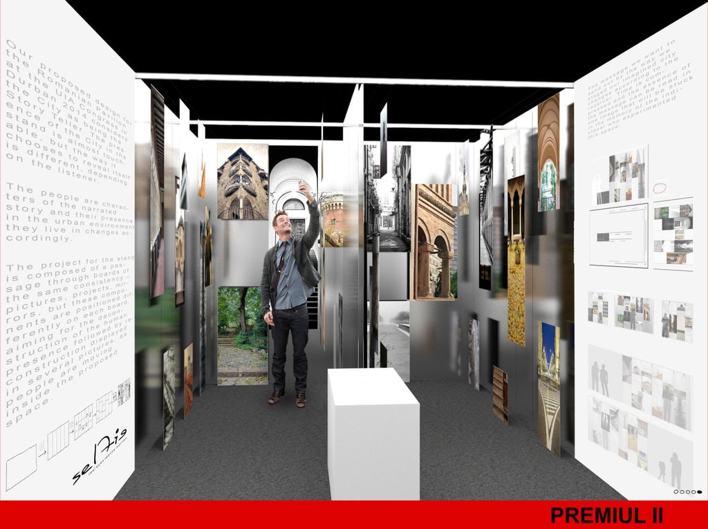 Rezultatele concursului pentru designul standului României la Congresul UIA, Durban, 2014