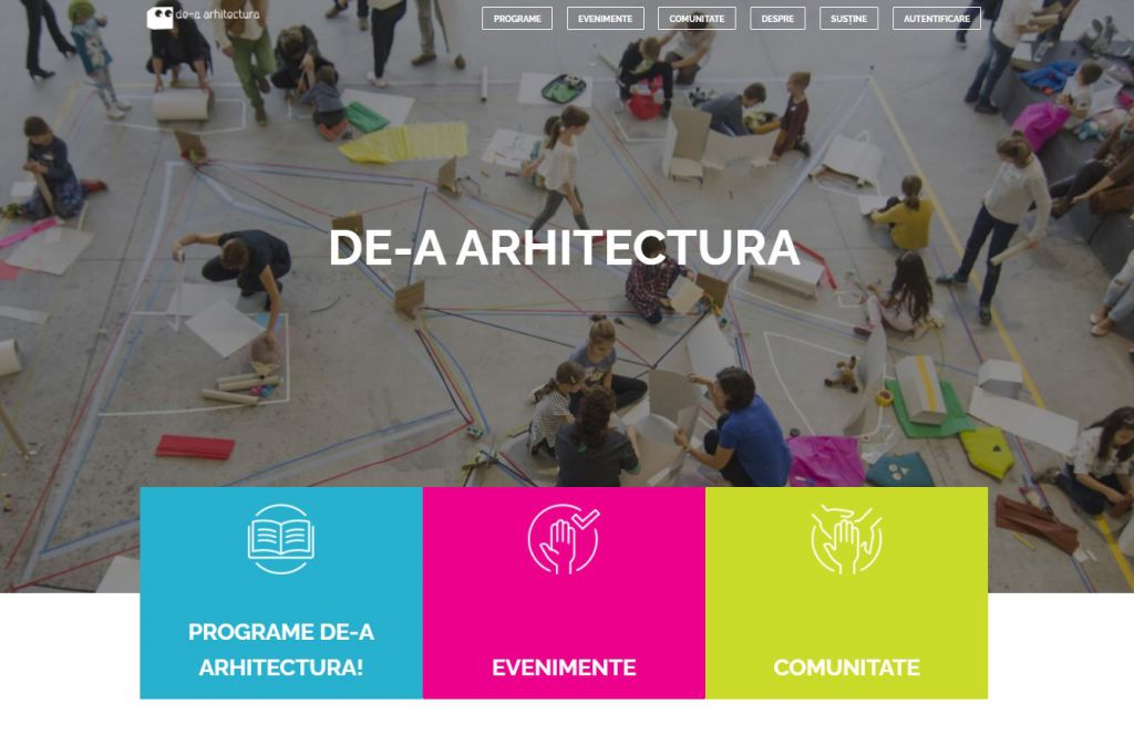 De-a Arhitectura lansează platforma „portal.de-a-arhitectura” și deschide înscrierile pentru anul școlar 2022-2023