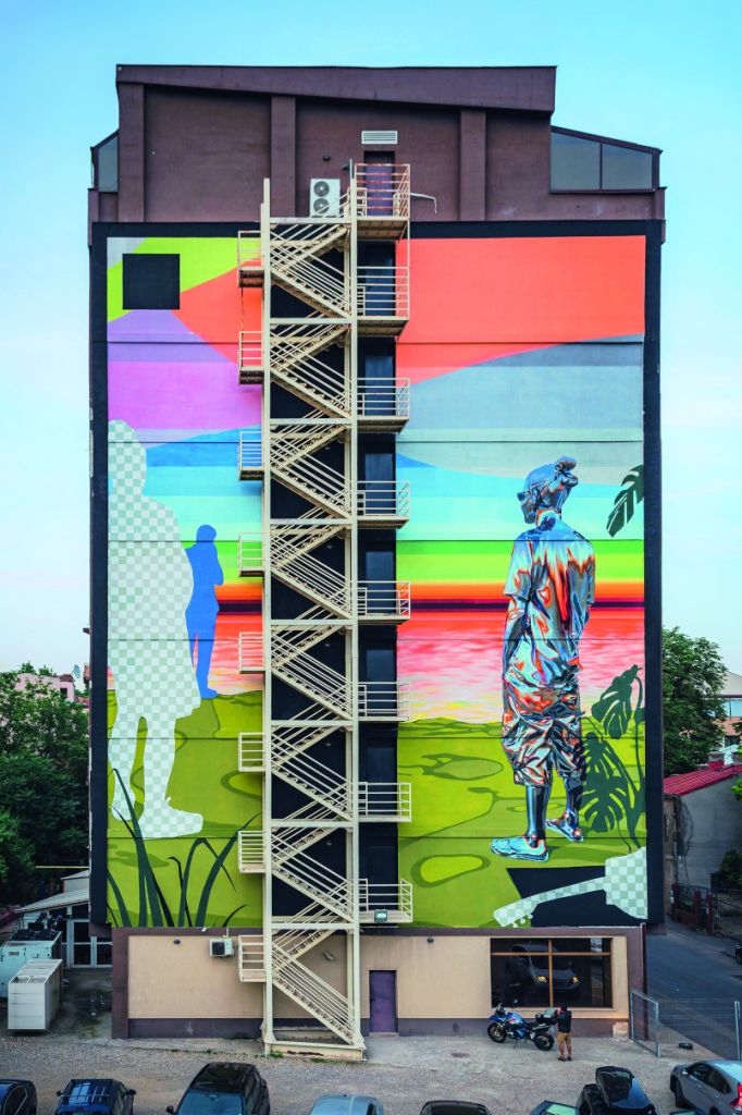 Culoare pentru un oraş gri şi promisiunea unui viitor mai sustenabil. De vorbă cu glo™ România şi Sweet Damage Crew despre Eco Graffiti