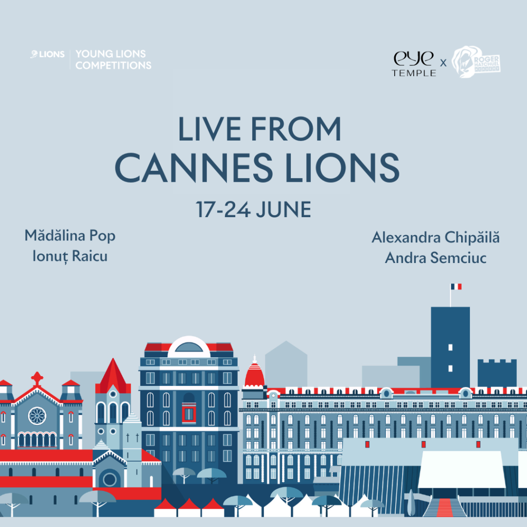 Cannes Lions live pe insta-ul The Alternative School, cu suportul Eye Temple