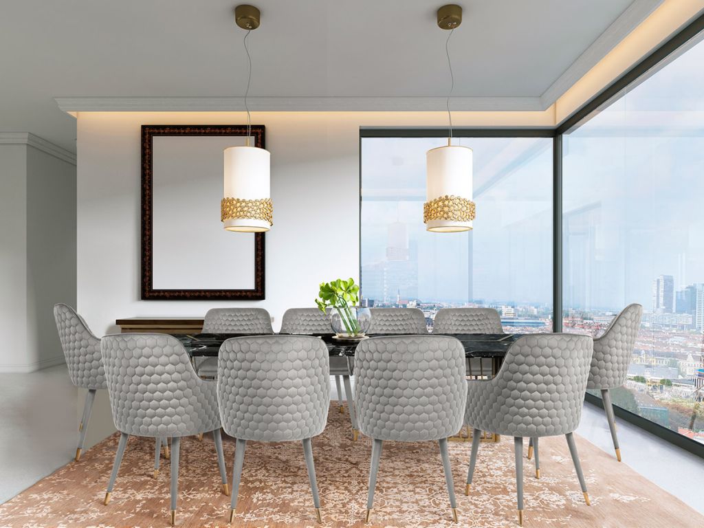 Scaune cu alamă veritabilă – o încântare a designului, marca Gustav Living