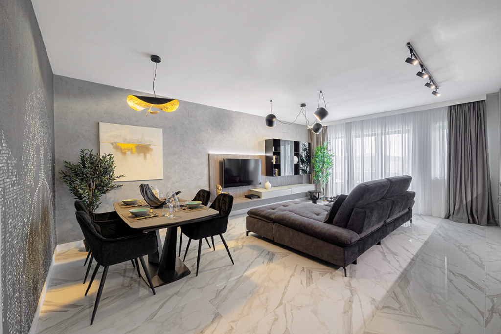 Stil modern și o identitate puternică în mai puțin de 60 mp