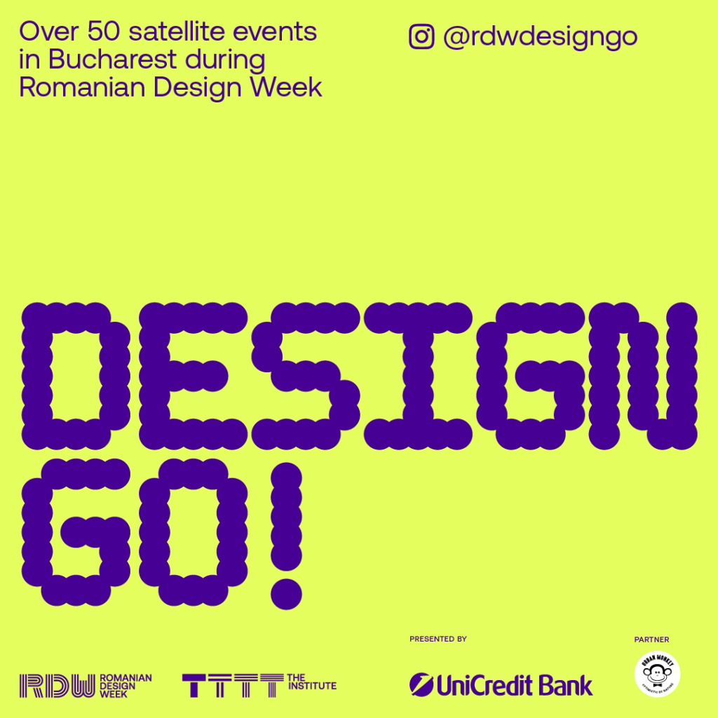 Bucureștiul devine capitala designului românesc prin evenimentele Design GO! din cadrul RDW 2022