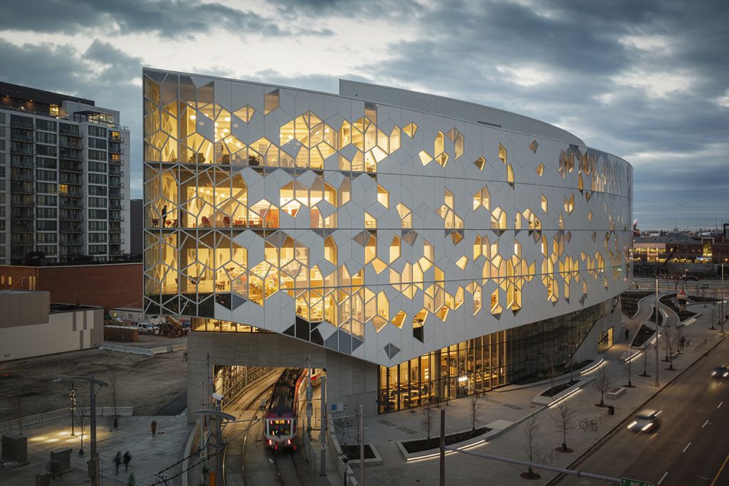 Inspired by the Chinook Clouds: The Calgary Central Library