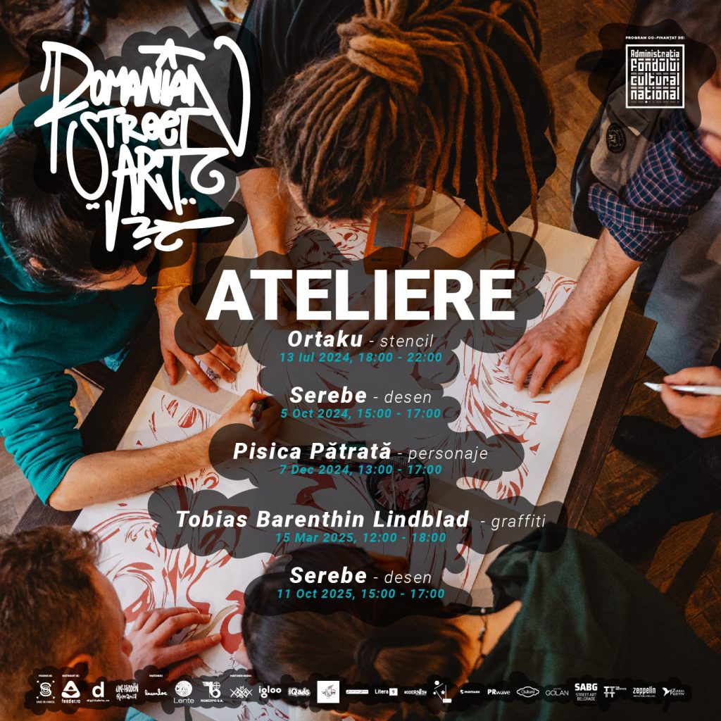 Au început înscrierile la atelierele creative Romanian Street Art