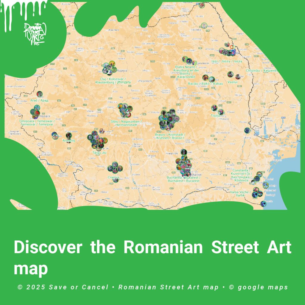 Descoperă harta Romanian Street Art