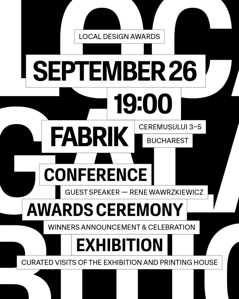 Local Design Awards la prima ediție / 26 septembrie @Fabrik