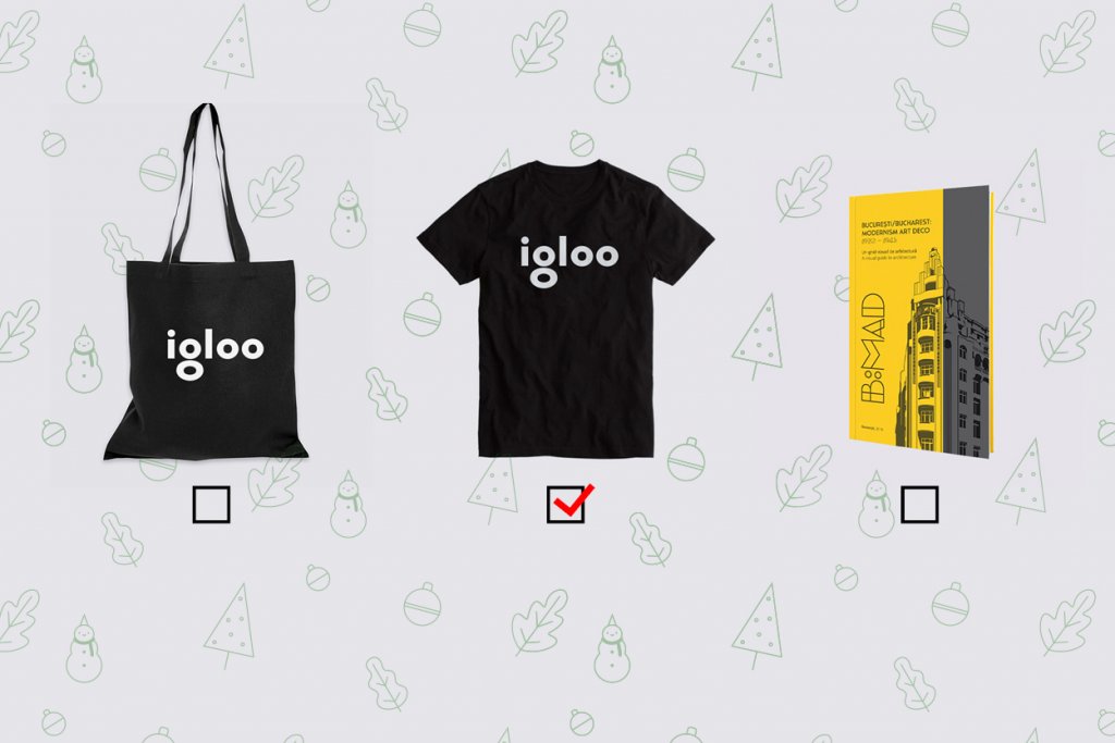 17-20 decembrie: Alege-ți cadoul igloo!