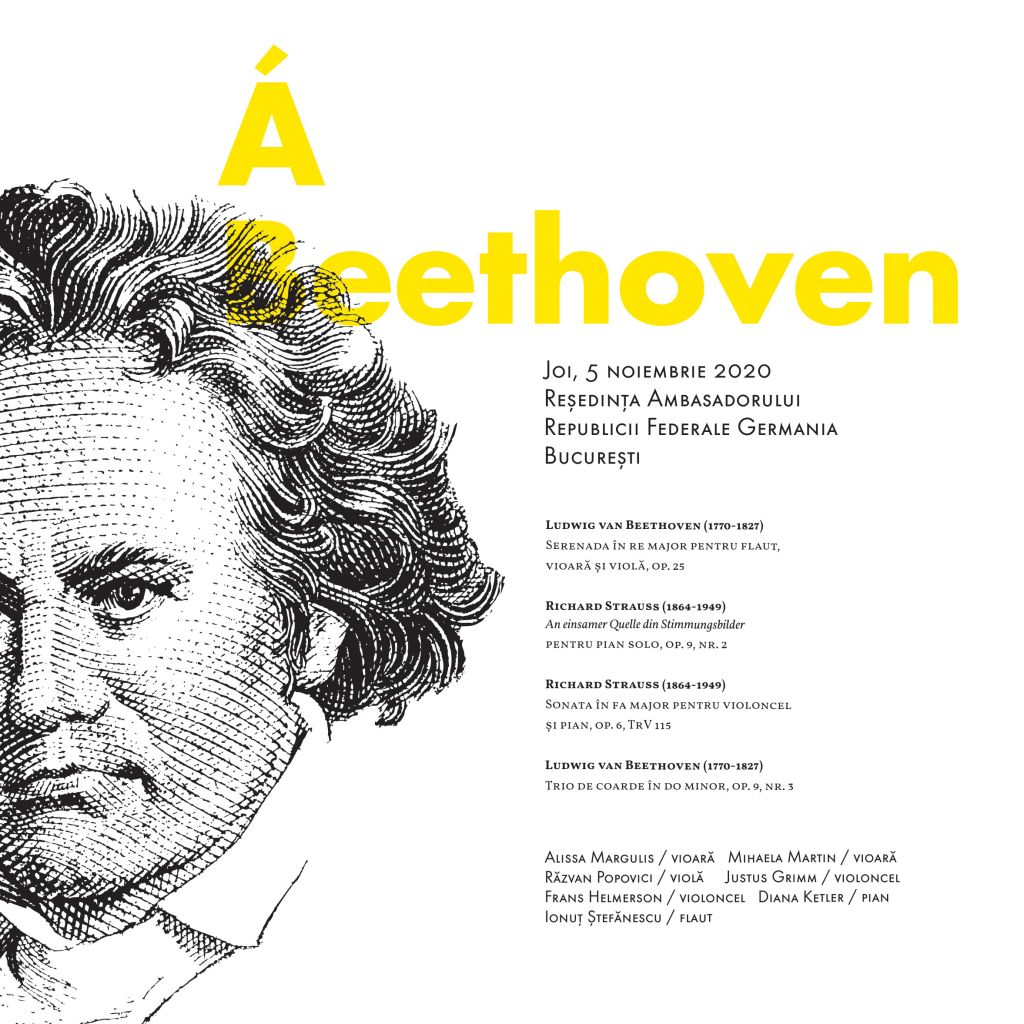 Ultimul concert online al Festivalului SoNoRo XV „Pasărea Măiastră” – un elogiu “Á Beethoven”