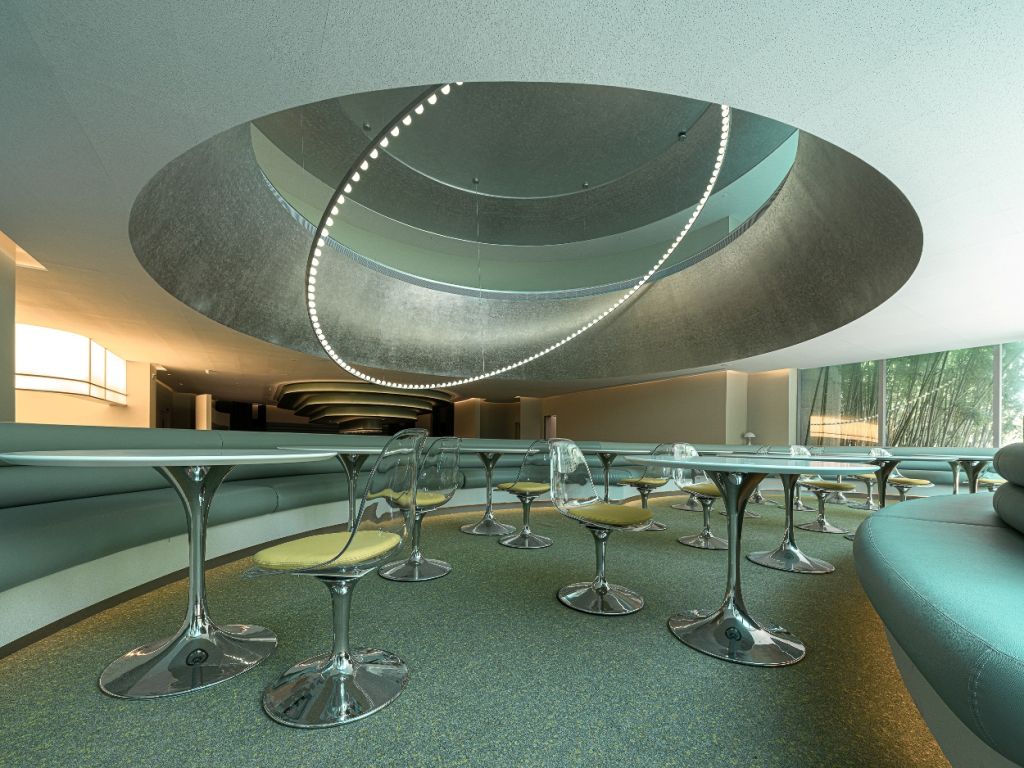 Doamnelor şi domnilor, cinăm în spaţiu. Restaurant ATLATL, Shanghai