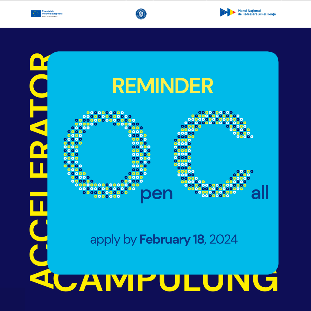 Apel deschis lansat artiștilor emergenți pentru înscrierea în programul Accelerator Câmpulung