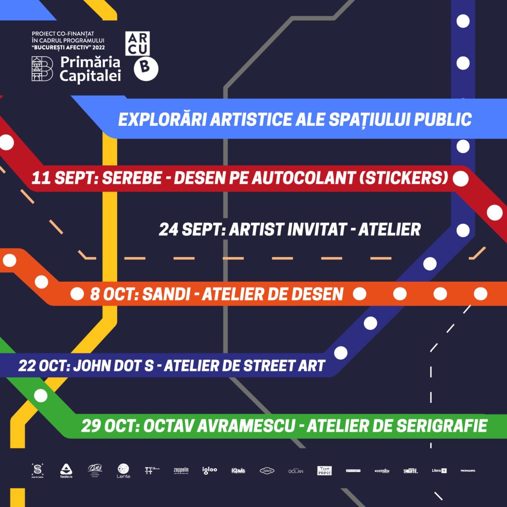 Atelierele creative „Explorări artistice ale spațiului public”