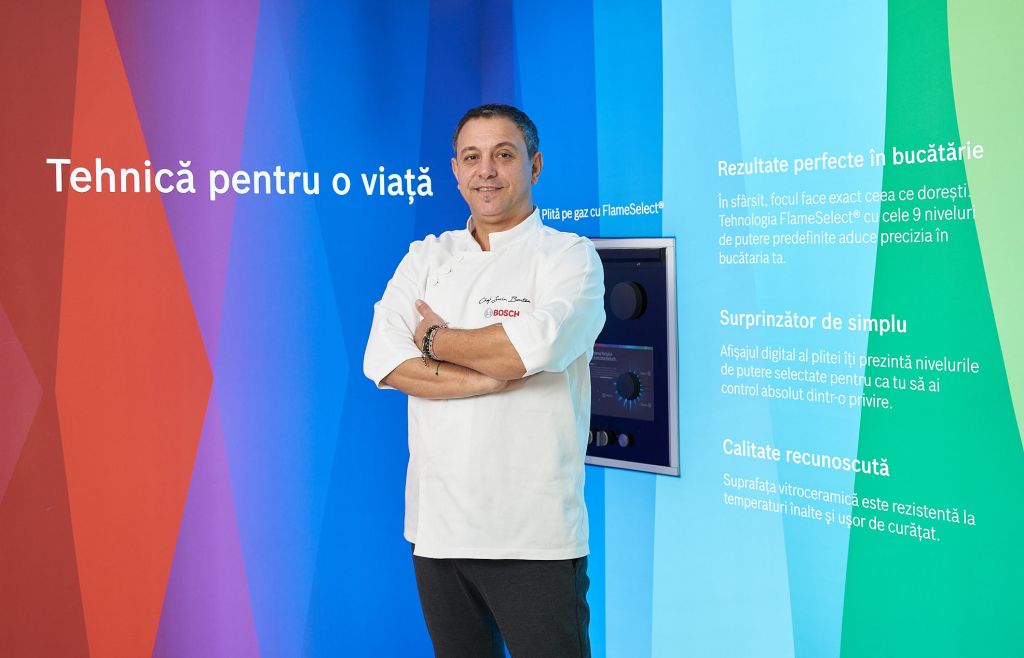 Chef Sorin Bontea devine ambasador pentru electrocasnicele Bosch în România