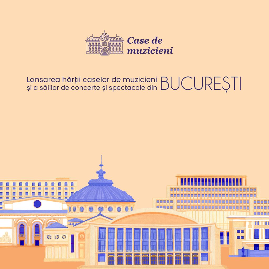 Lansarea hărții ilustrate „Case de muzicieni – București”