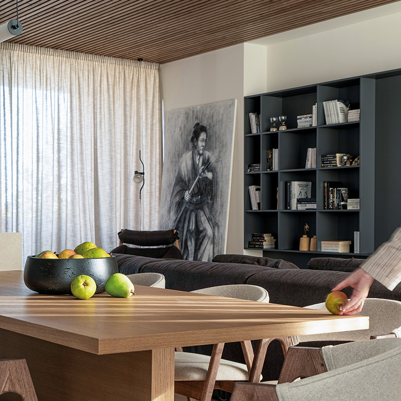 Serenitate japoneză. Apartament pentru doi tineri, lângă București