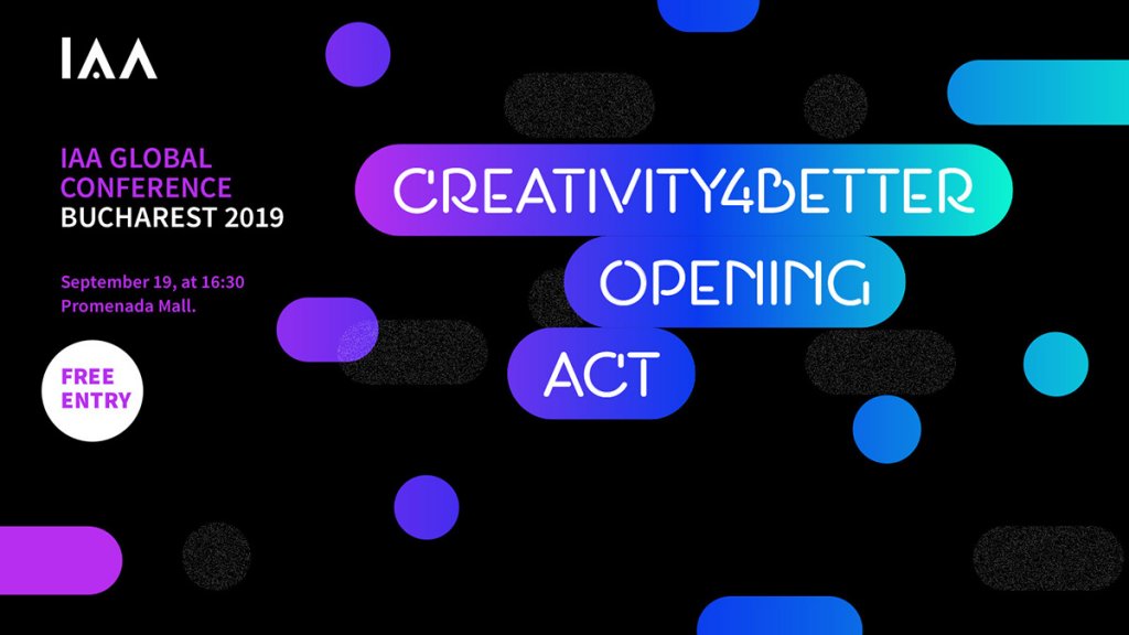 „Creativity4Better” Opening Act | 19 septembrie