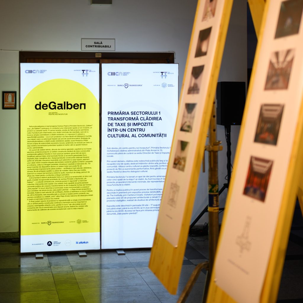 Palatul Galben revine în viața orașului – Piața Amzei își activează viitorul creativ