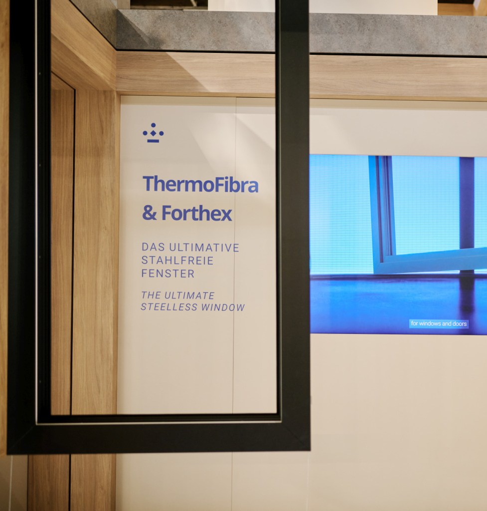 Design fără oțel cu ThermoFibra de la Deceuninck: tehnologie unică cu fibră de sticlă pentru ferestre și uși
