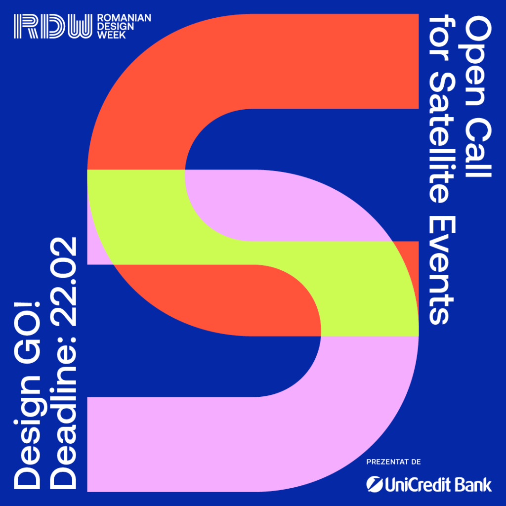 Design GO! S-a deschis apelul pentru evenimente satelit Romanian Design Week 2023