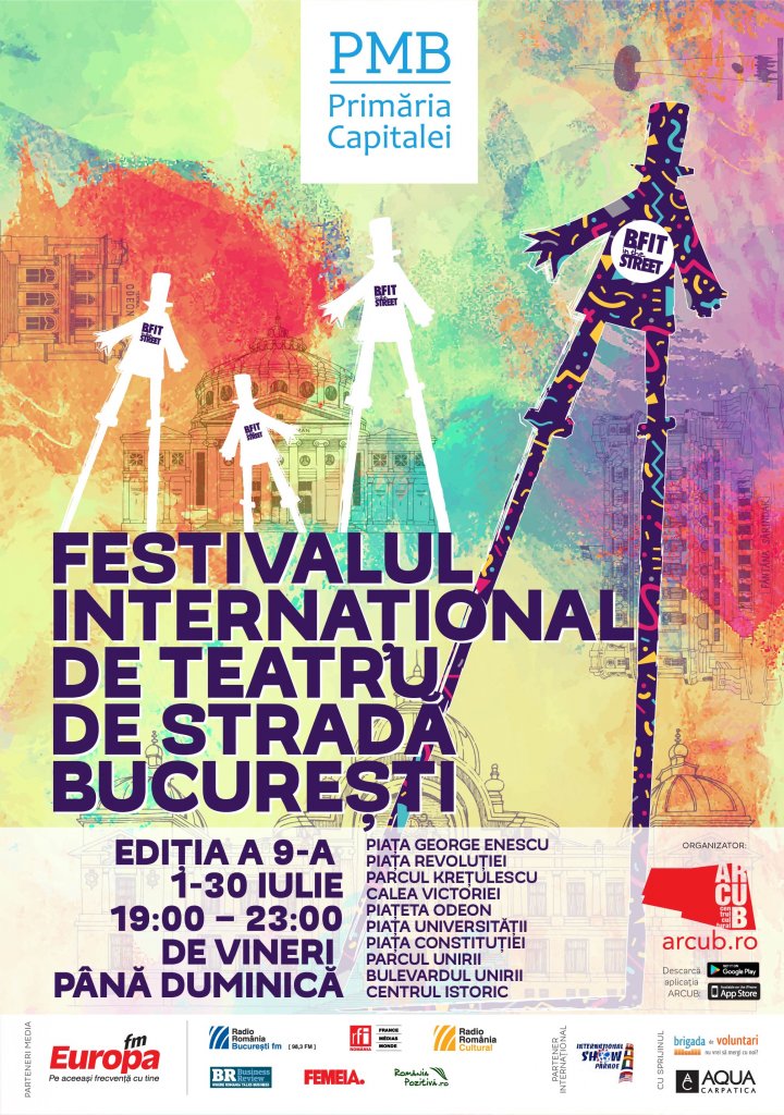 Începe Festivalul Internațional de Teatru de Stradă București 2017
