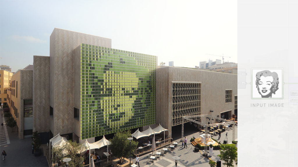 Pânză verde cinetică sau Green Marilyn?