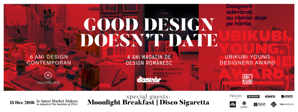 Expoziție, conferințe și party aniversar dedicat designului românesc