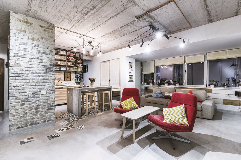 Stil industrial cu accente ludice