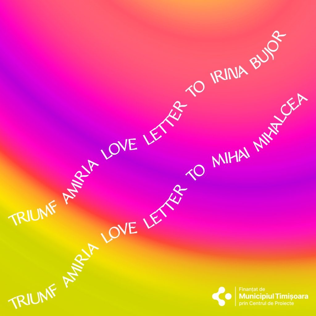 Triumf Amiria Love Letter To Irina Bujor /  Triumf Amiria Love Letter To Mihai Mihalcea, Kunsthalle Bega Box