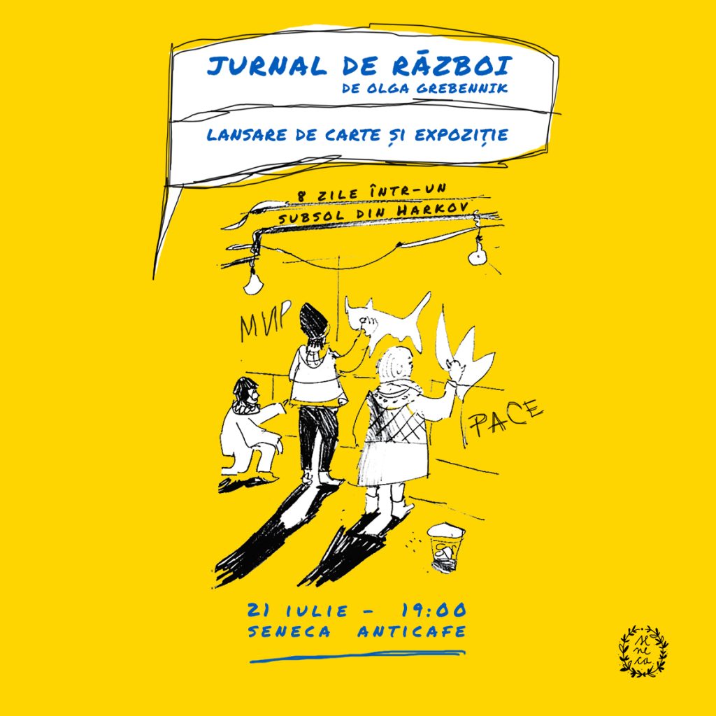 Lansarea cărții „Jurnal de Război”, de Olga Grebennik, scrisă în 8 zile într-un subsol din Harkov
