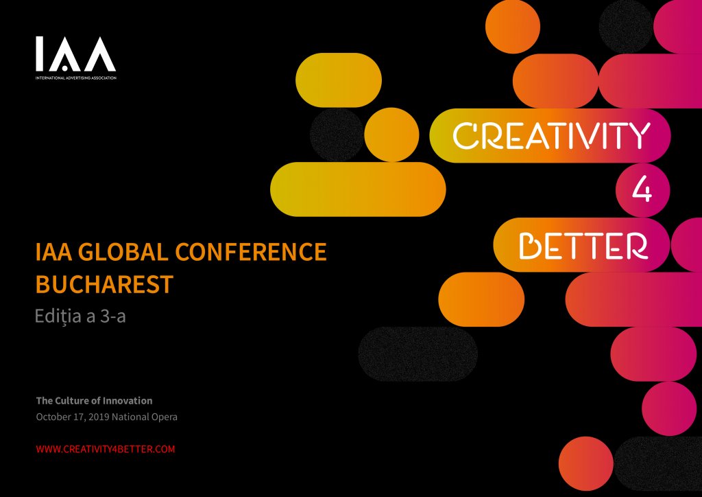 Conferinţa Globală IAA „Creativity4Better” anunţă primii speakeri