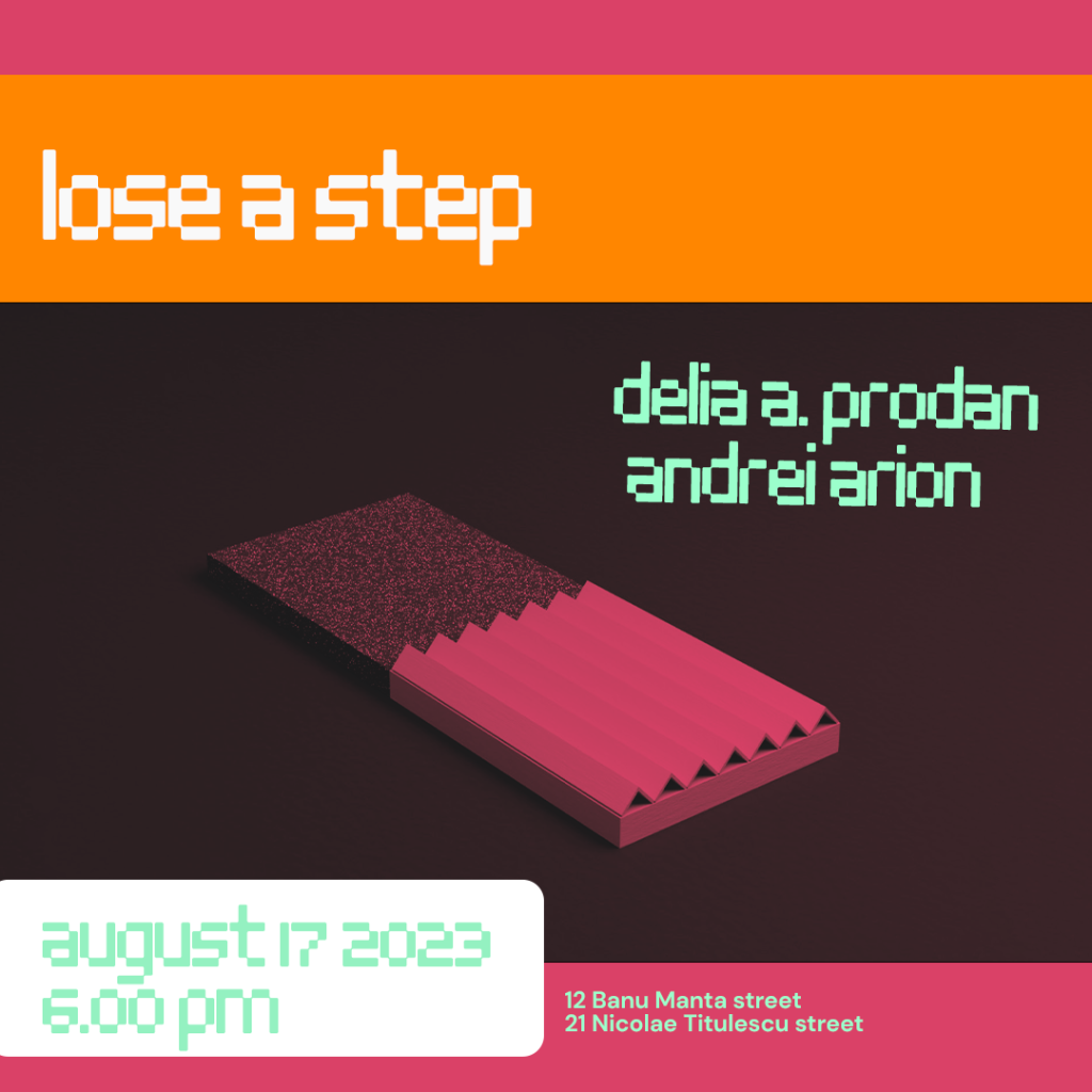 Lose a step – al 5-lea proiect de artă în spațiul public din cadrul programului Accelerator – este lansat pe 17 august la București