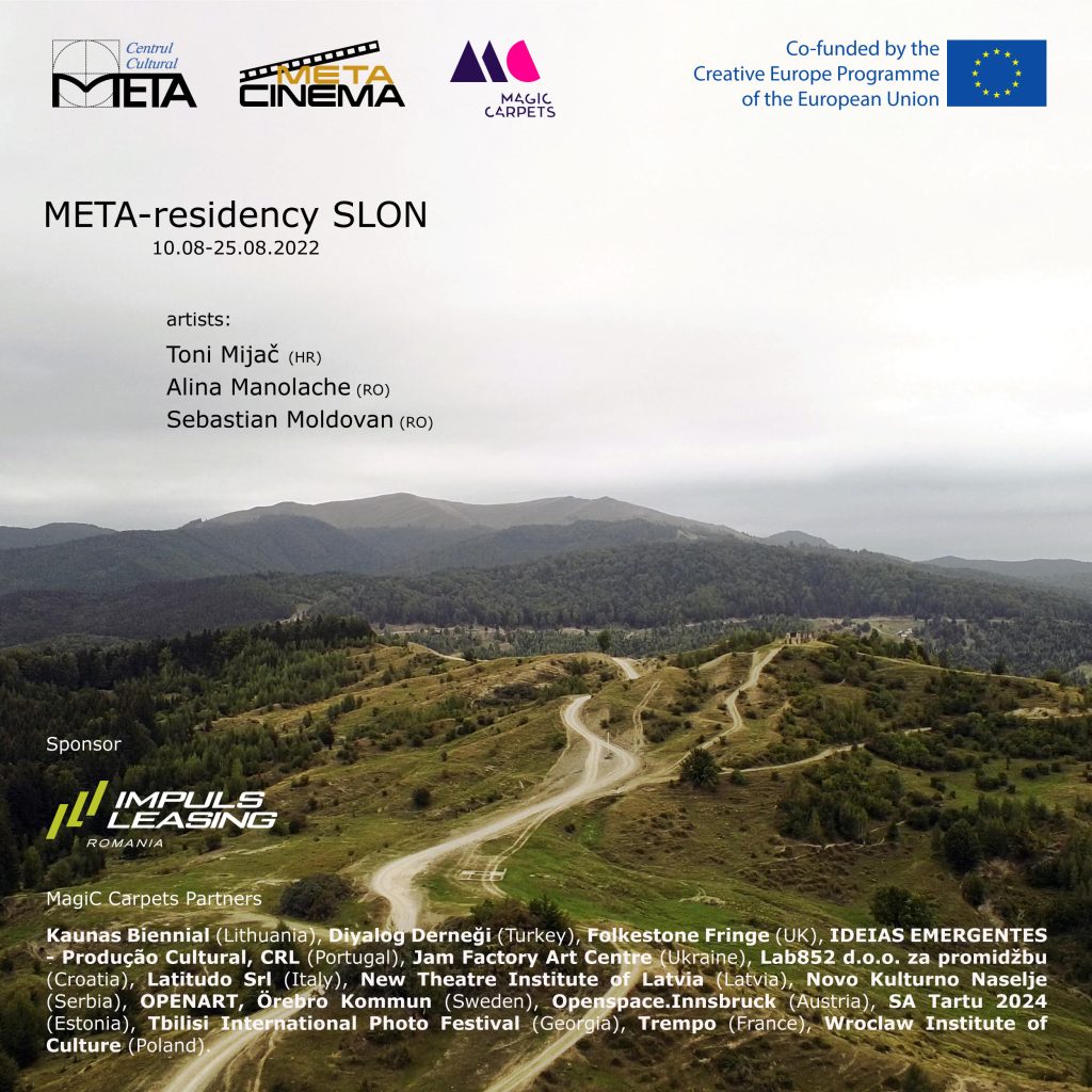 Rezidenţă de creaţie audiovizuală la Slon, în cadrul platformei MagiC Carpets – ediția a 5-a, 2022