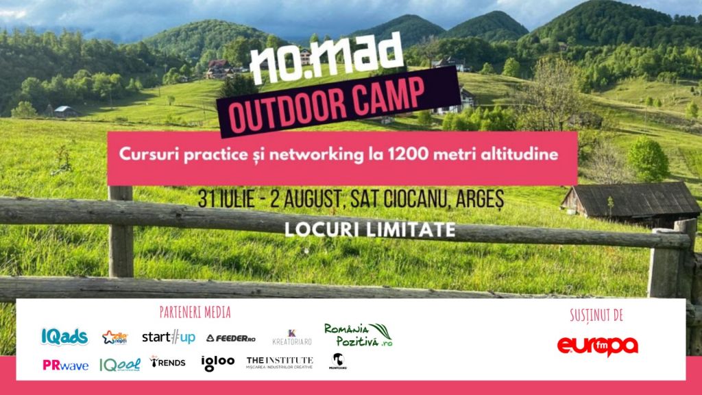 NO.MAD Talks organizează prima tabără pentru comunitatea de freelanceri